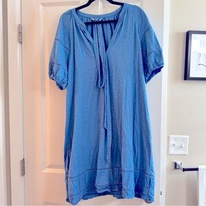 Boden crotchet trim dress with belt us16/18